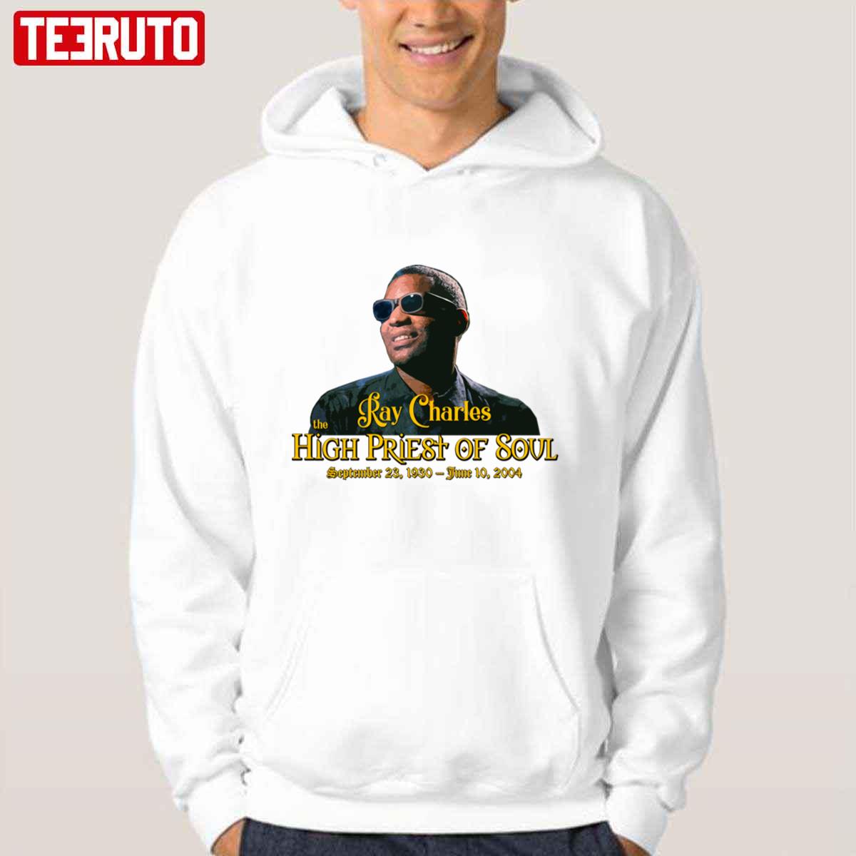 The High Priest Of Soul Ray Charles Retro Walkman Unisex Hoodie