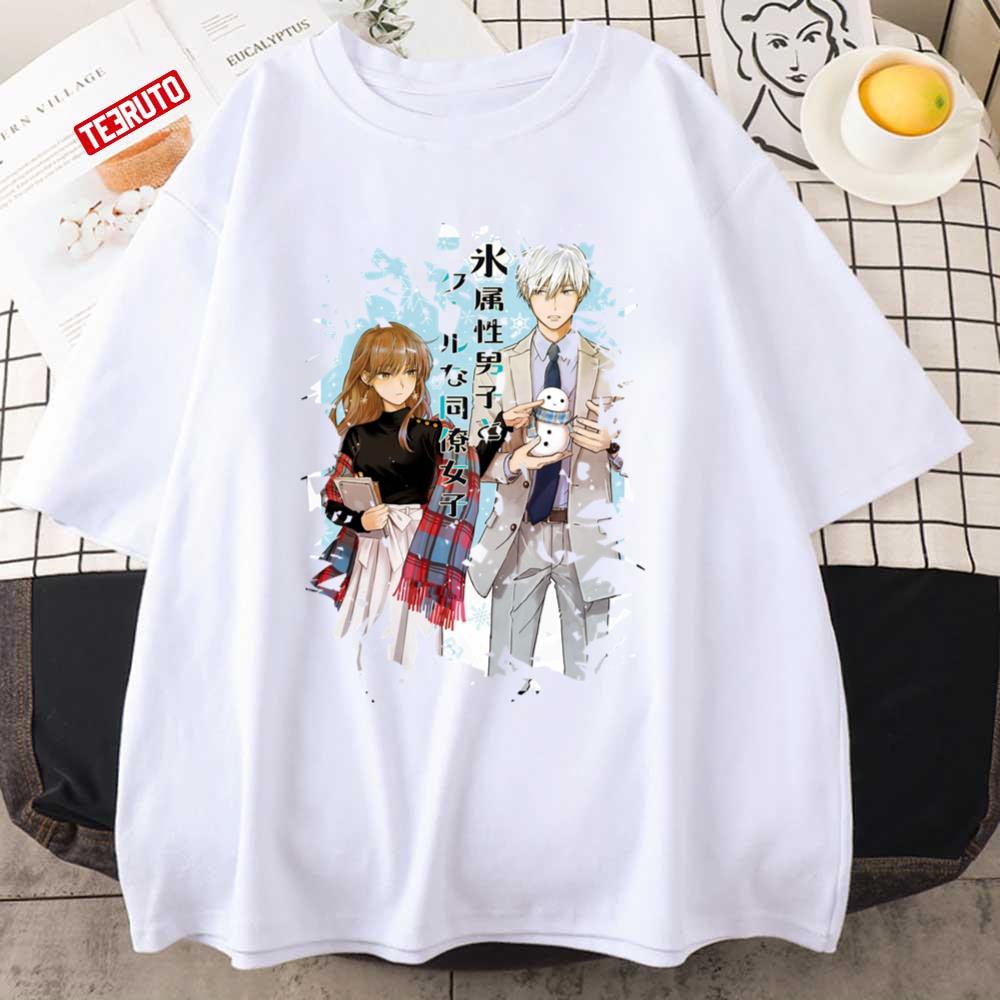 The Ice Guy And His Cool Female Colleague Manga Unisex T-Shirt