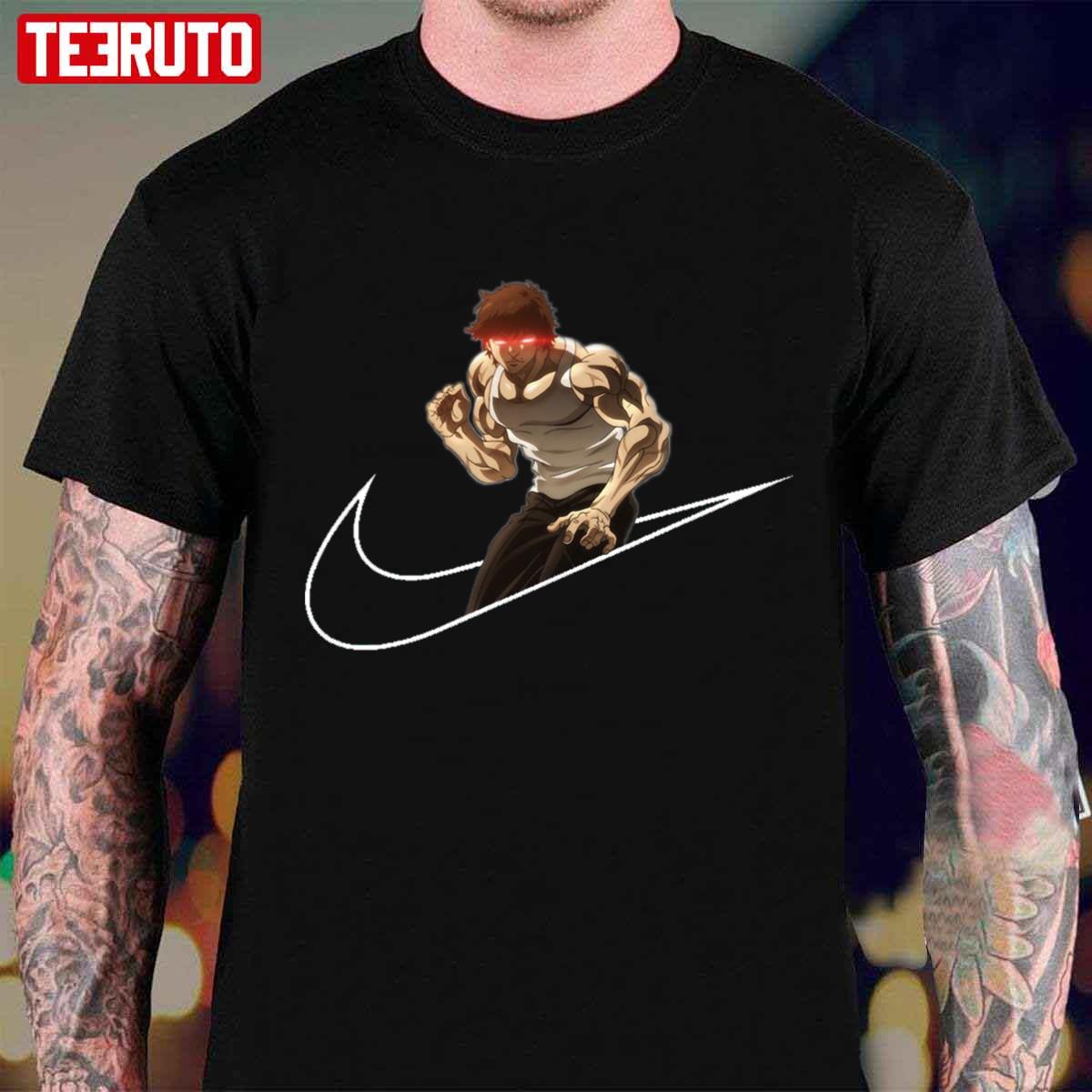 The Laser Eyes Baki Hanma The Grappler Logo Design For Otaku Gym And Fitness Training Unisex T-Shirt