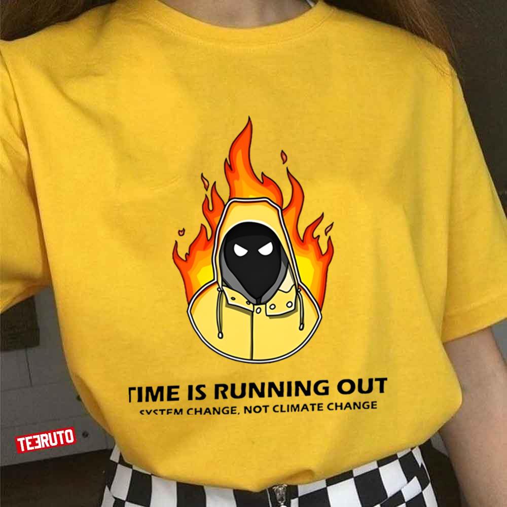 Time Is Running Out Greta Thunberg Unisex T-Shirt