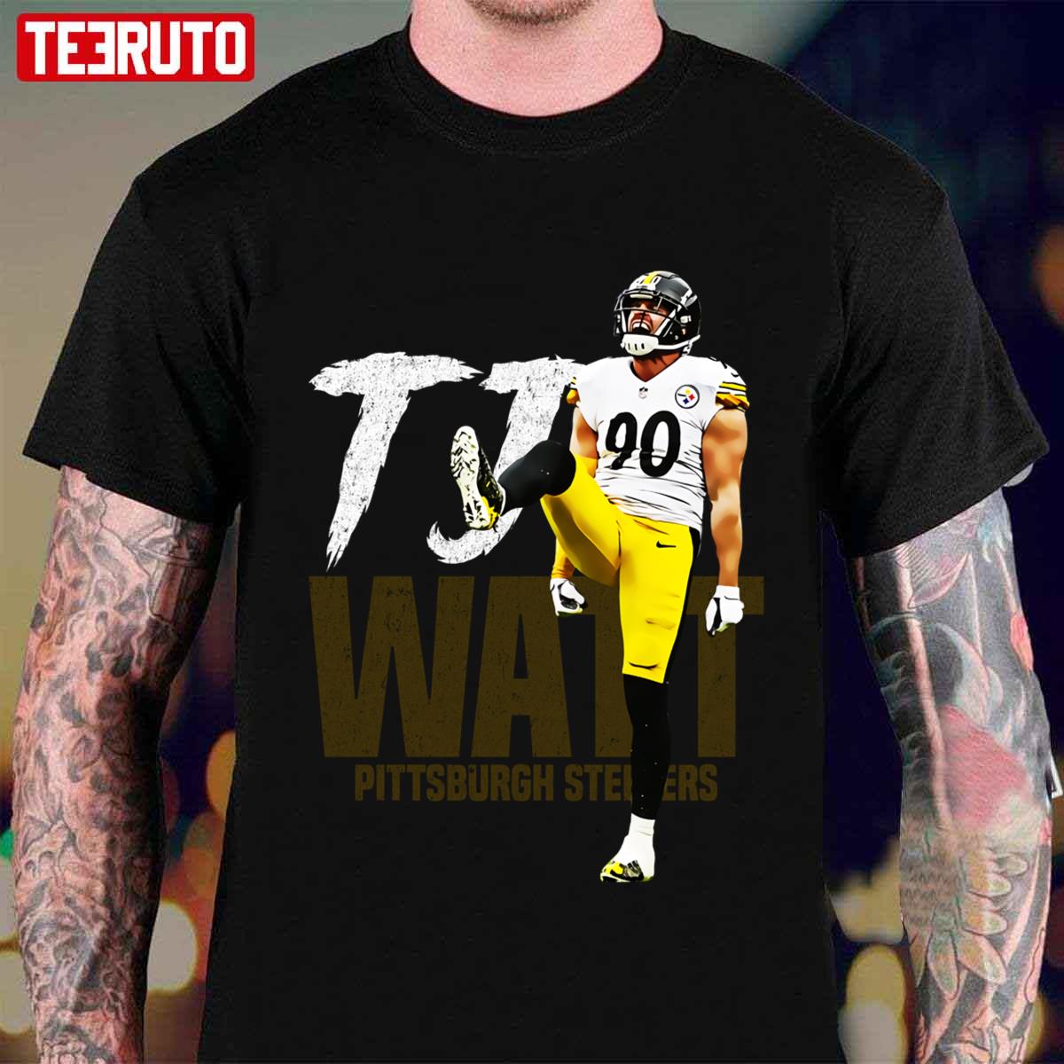 Personalized NFL Pittsburgh Steelers All Over Print 3D T Shirt Special Pink  Tie-Dye Unisex Tshirt