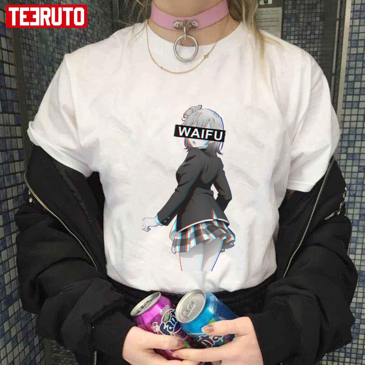 Trippy Glitch Yui Yuigahama Oregairu Waifu Unisex T-Shirt