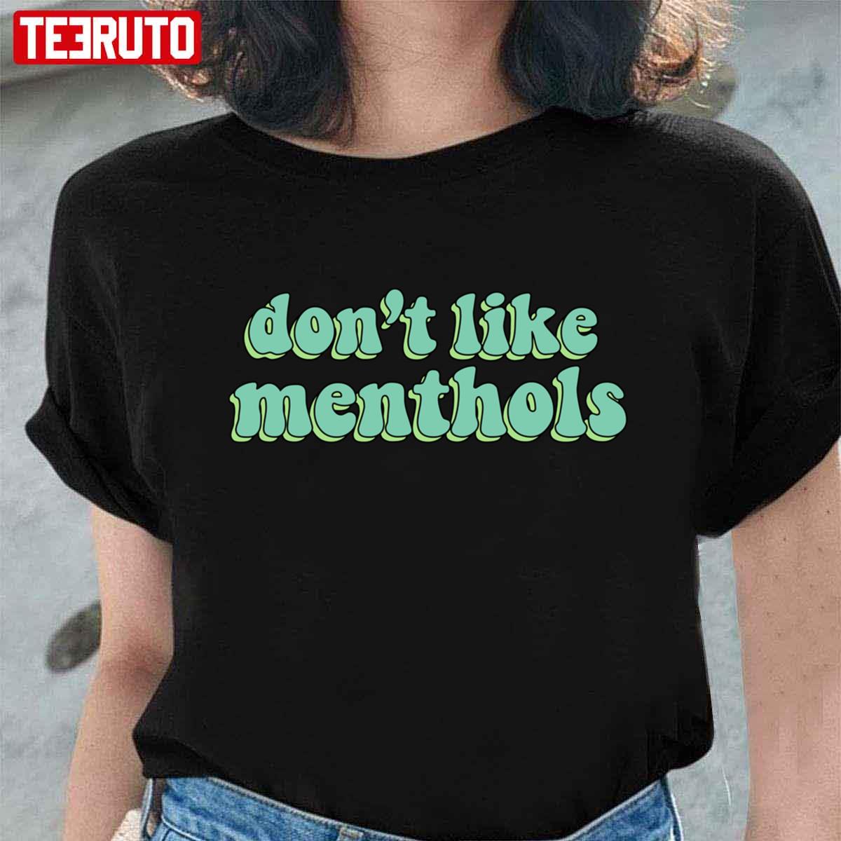 Typo Don’t Like Menthols Matty Healy Unisex T-Shirt
