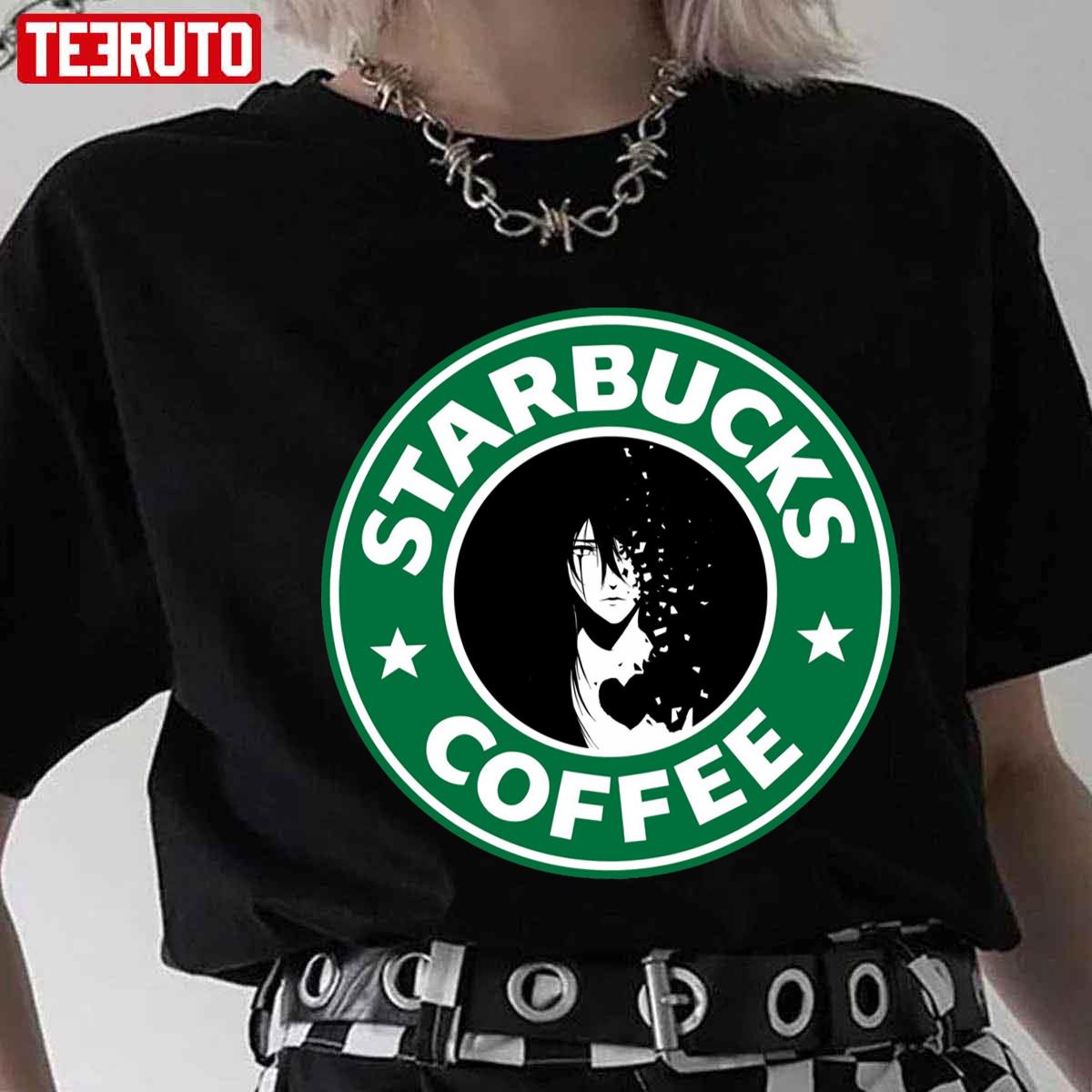 Ulquiorra Cifer Bleach Animes Starbucks Unisex T-Shirt