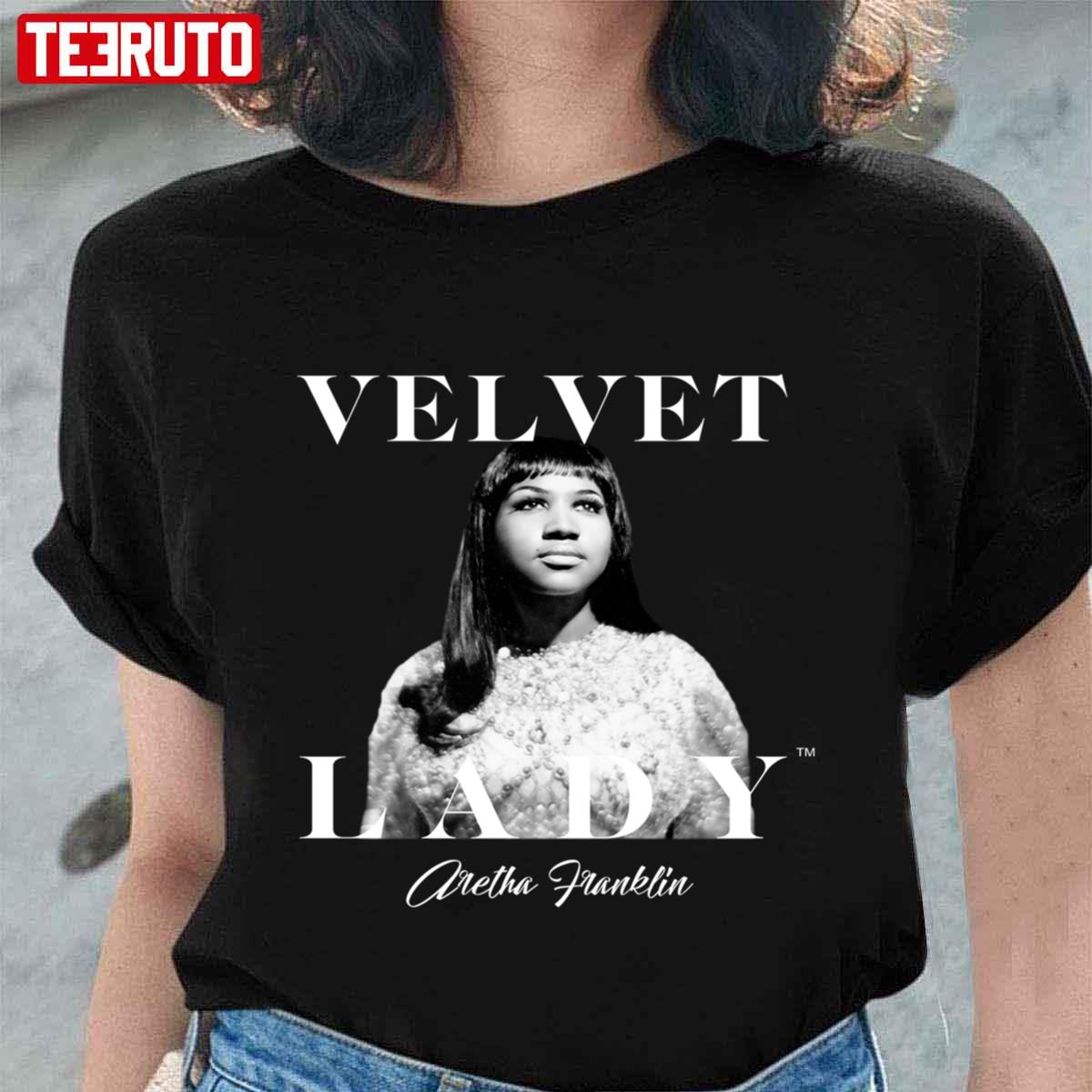 Velvet Lady Aretha Franklin Essential Design Unisex T-Shirt
