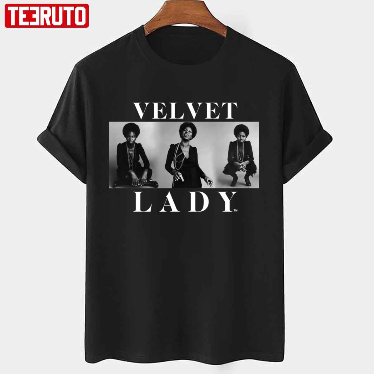 Velvet Lady Nina Simone The Poses Graphic Unisex T-Shirt