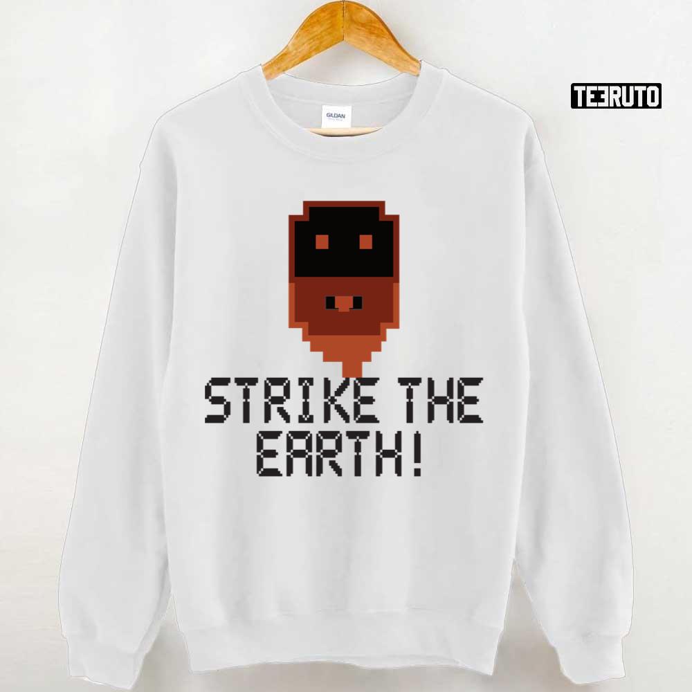 Video Game Dwarf Fortress Strike The Earth Pixel Art Style Unisex T-Shirt Video Game Dwarf Fortress Strike The Earth Pixel Art Style Unisex T-Shirt
