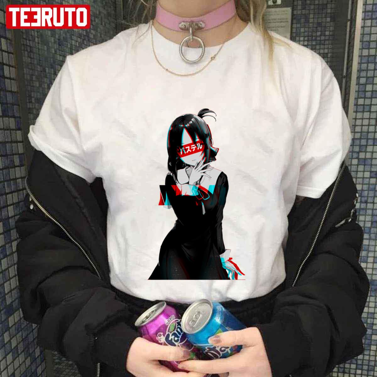 Vision Shinomiya Kaguya Glitch Art Kaguya-sama Love is War Unisex T-Shirt