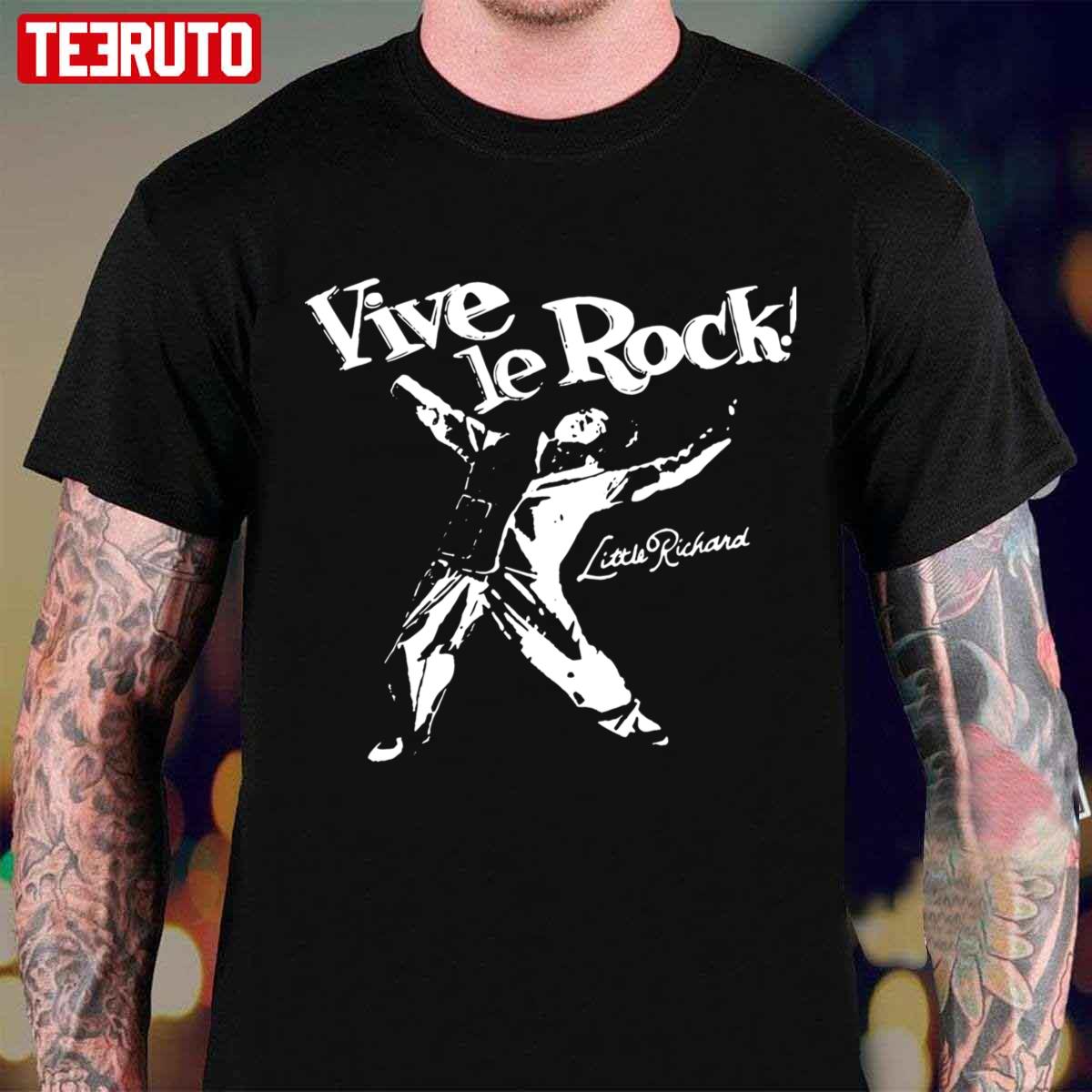 Vive Le Rock Sid Vicious Little Richard Unisex T-Shirt