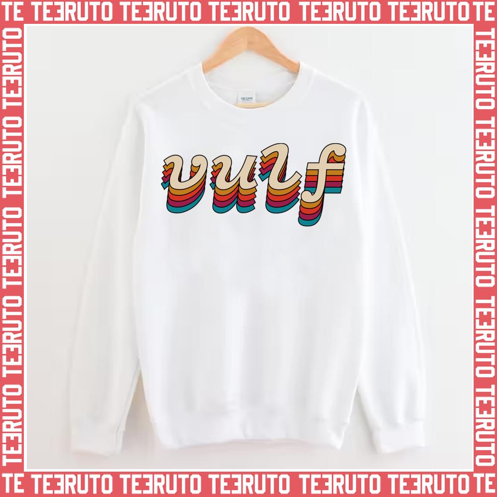 Vulf Vintage Typography Unisex Sweatshirt