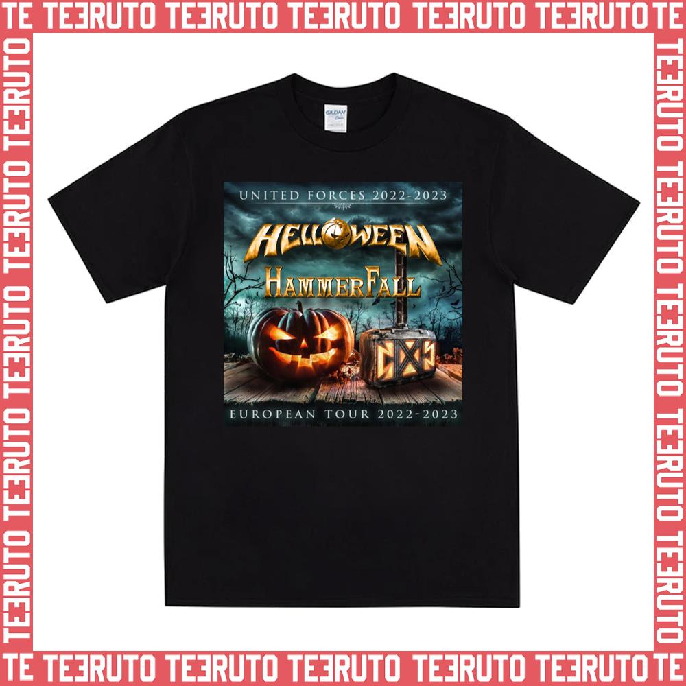 Walls Of Jericho Tour 2023 Hammerfall Unisex T-Shirt