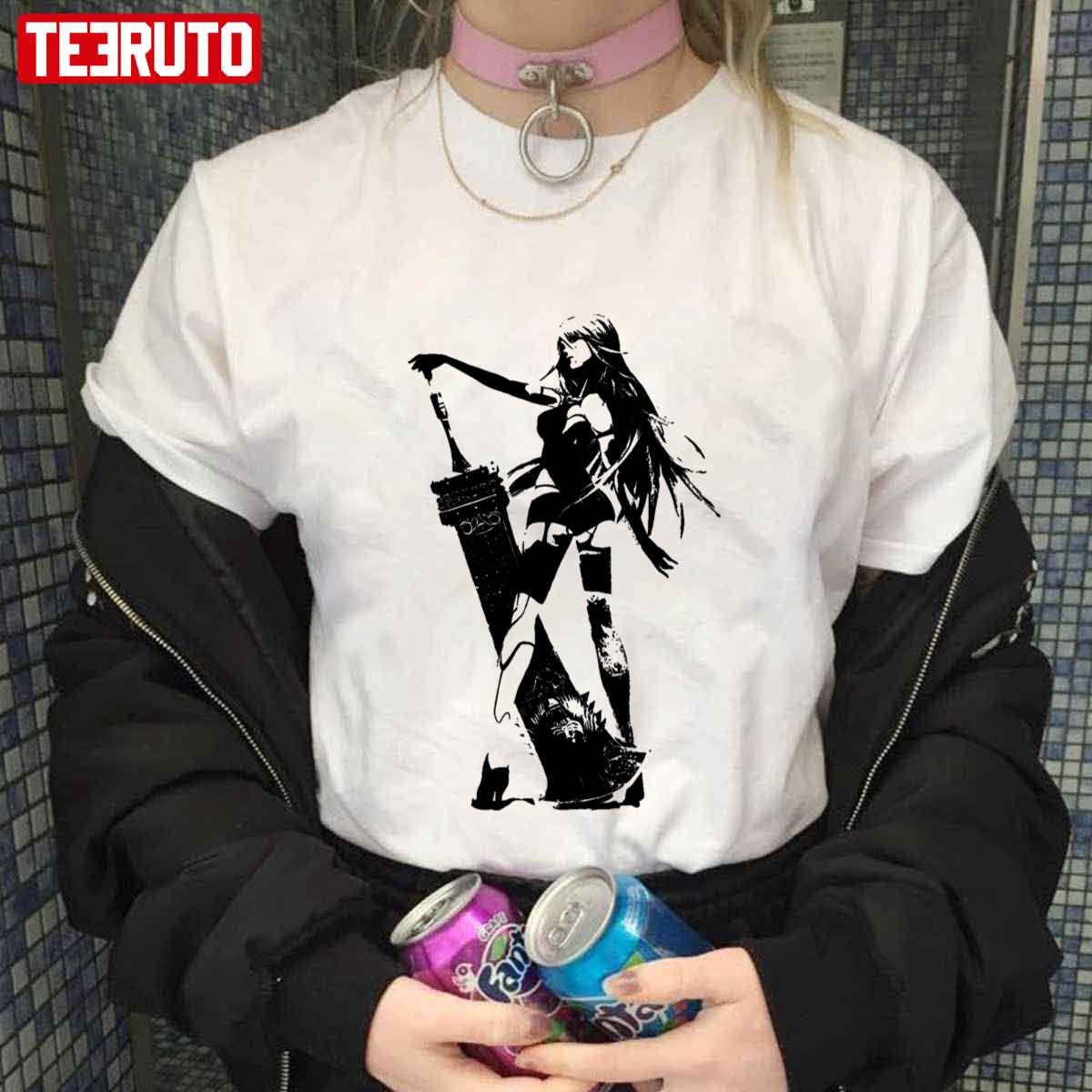 Weathered A2 Nier Automata Cool Girl Charac Unisex T-Shirt