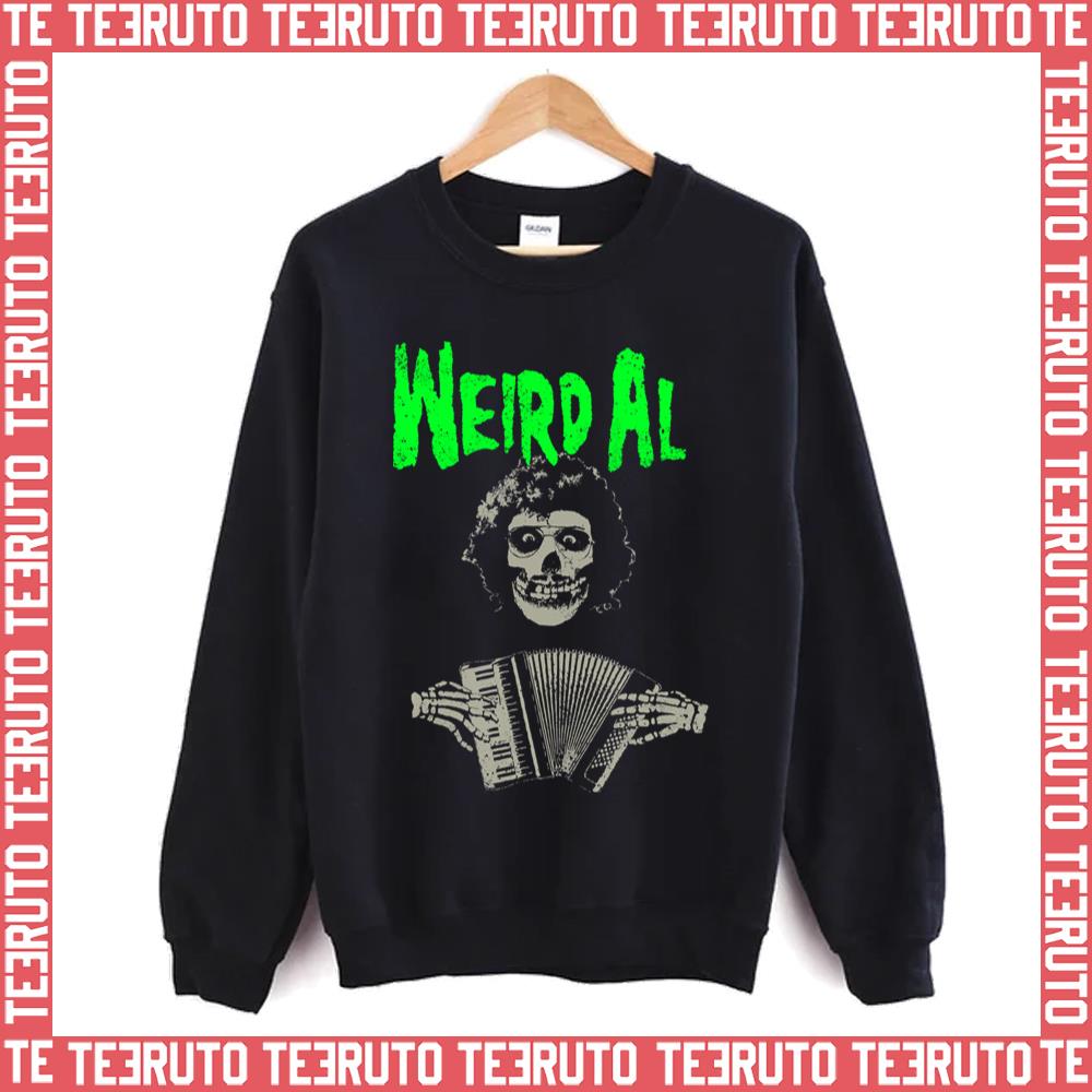 Weird Al Meets The Misfits With Accordion Unisex Sweatshirt