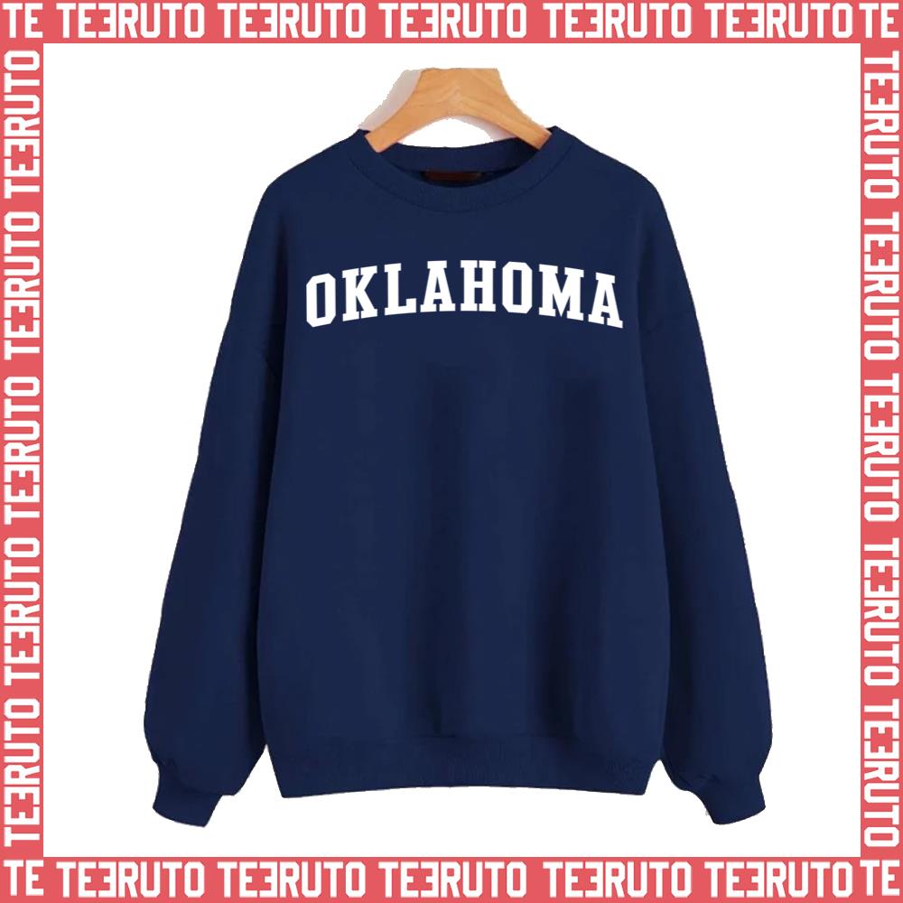 White Logo Oklahoma State Unisex Sweatshirt