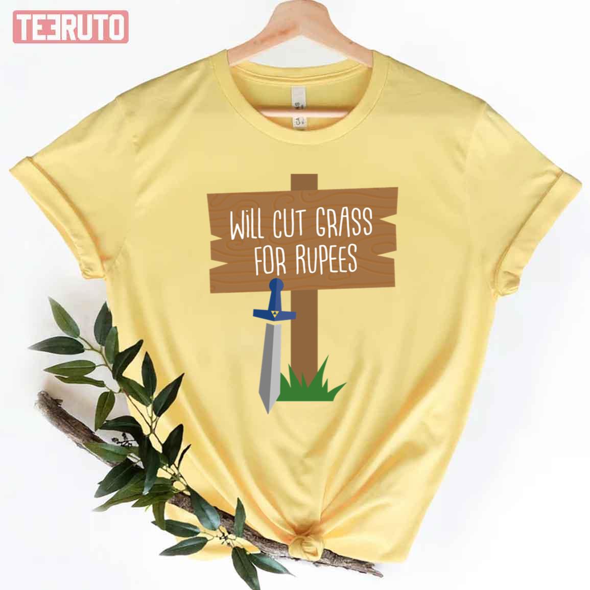 Will Cut Grass For Rupees Skyward Sword Unisex T-Shirt