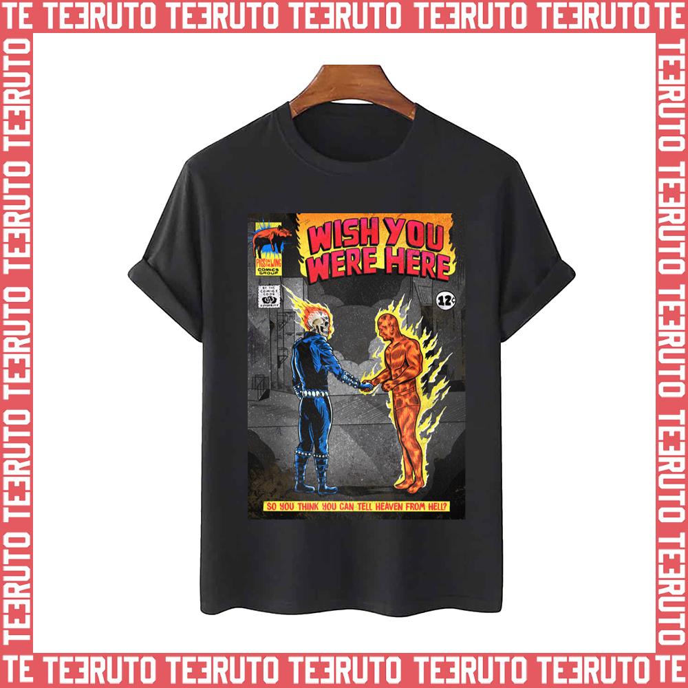 Wish You Were Here Comics The Human Torch Unisex T-Shirt