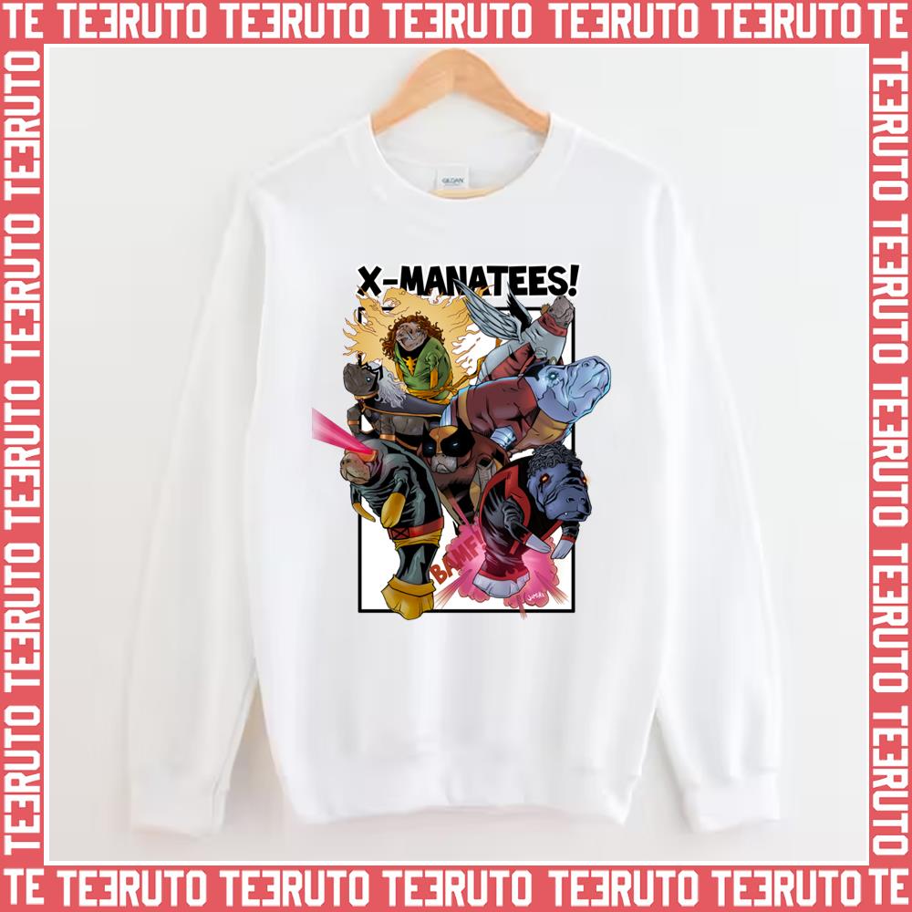 X Manatees Marvel Comic Art Unisex Sweatshirt