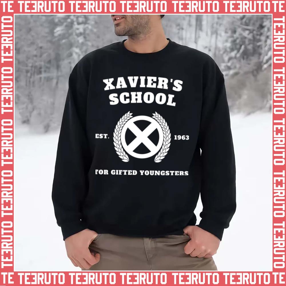 Xavier’s School White Logo Marvel Unisex Sweatshirt