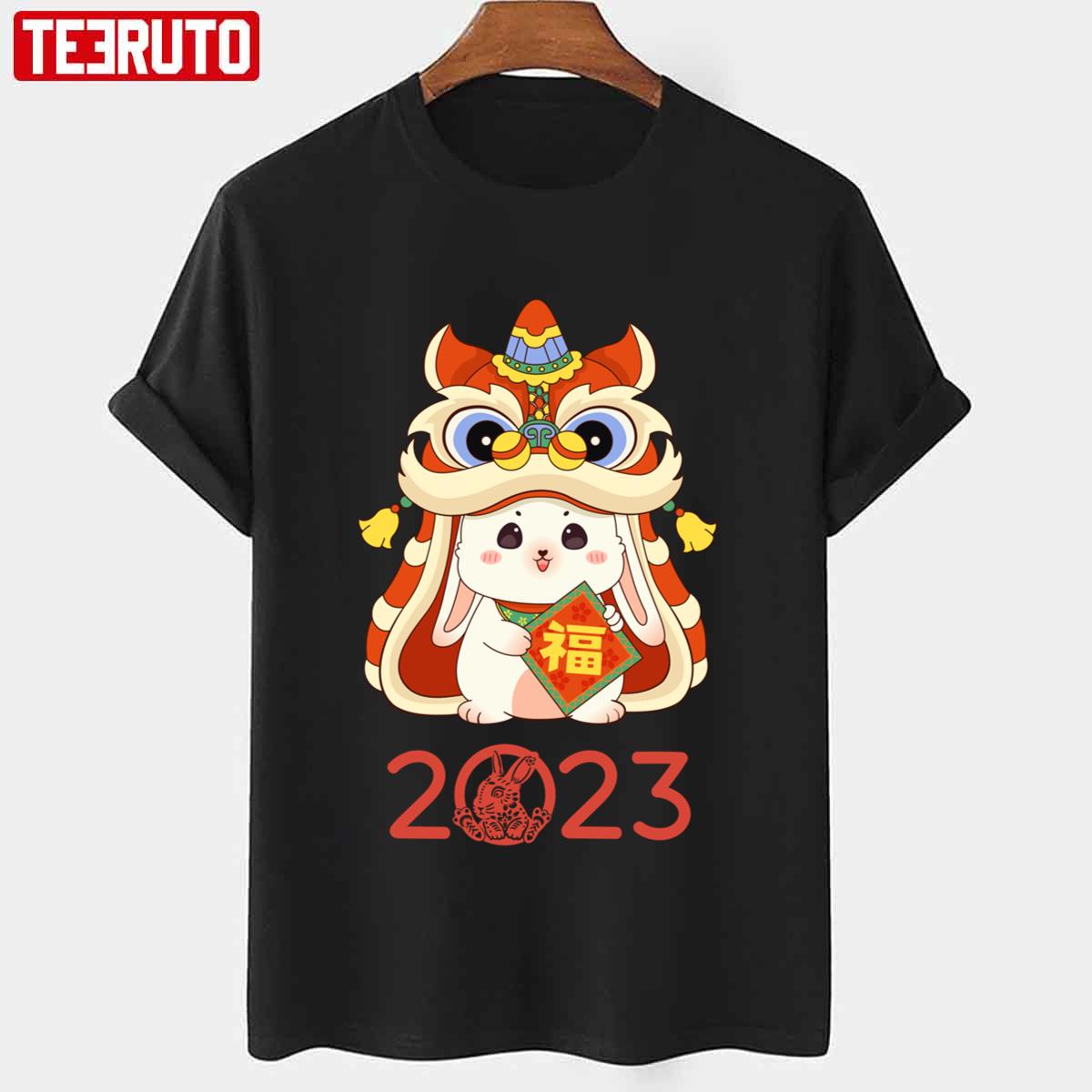 Year Of Rabbit 2023 A Cute Lunar Chinesse New Year Unisex T-Shirt
