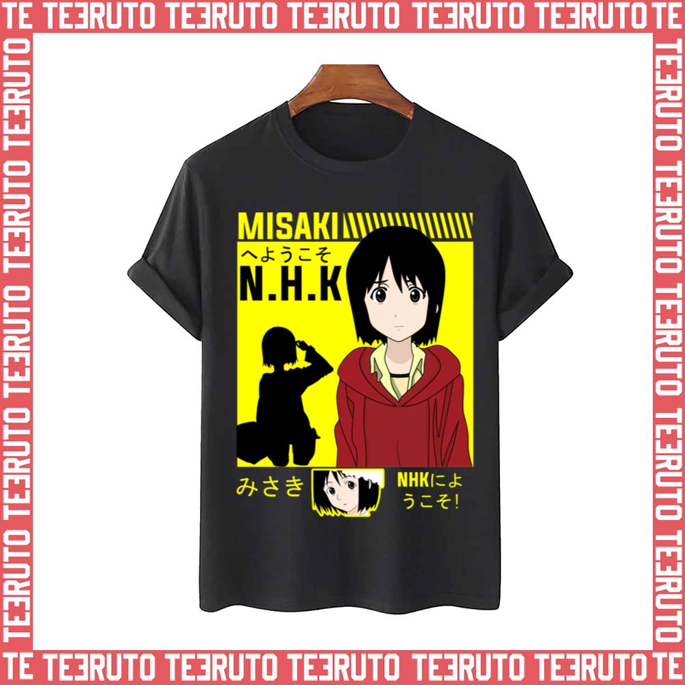 Yellow Design Welcome To The Nhk Misaki Nakahara Unisex T-Shirt