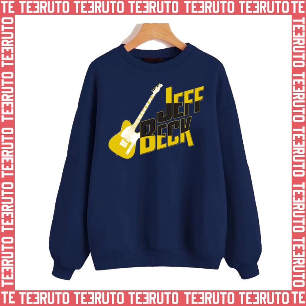 Yellow Jeff Beck Guitarist Legend Unisex Sweatshirt