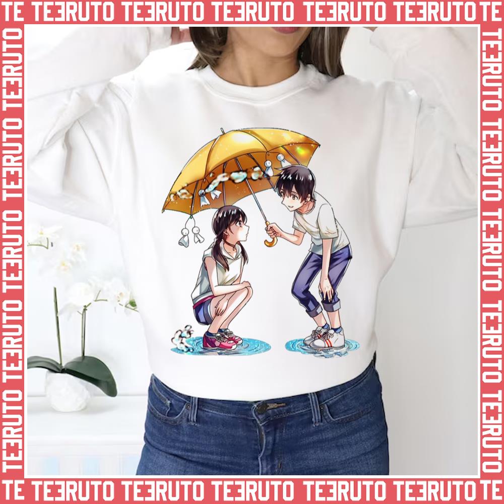 Yellow Umbrella Love Hina Unisex Sweatshirt