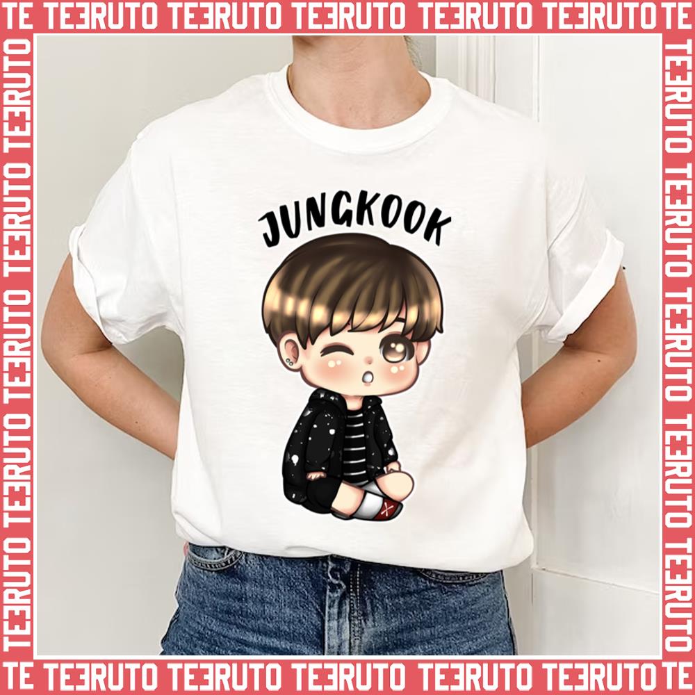 Ynwa Jungkook Chibi Bts Bangtan Boys Unisex T-Shirt