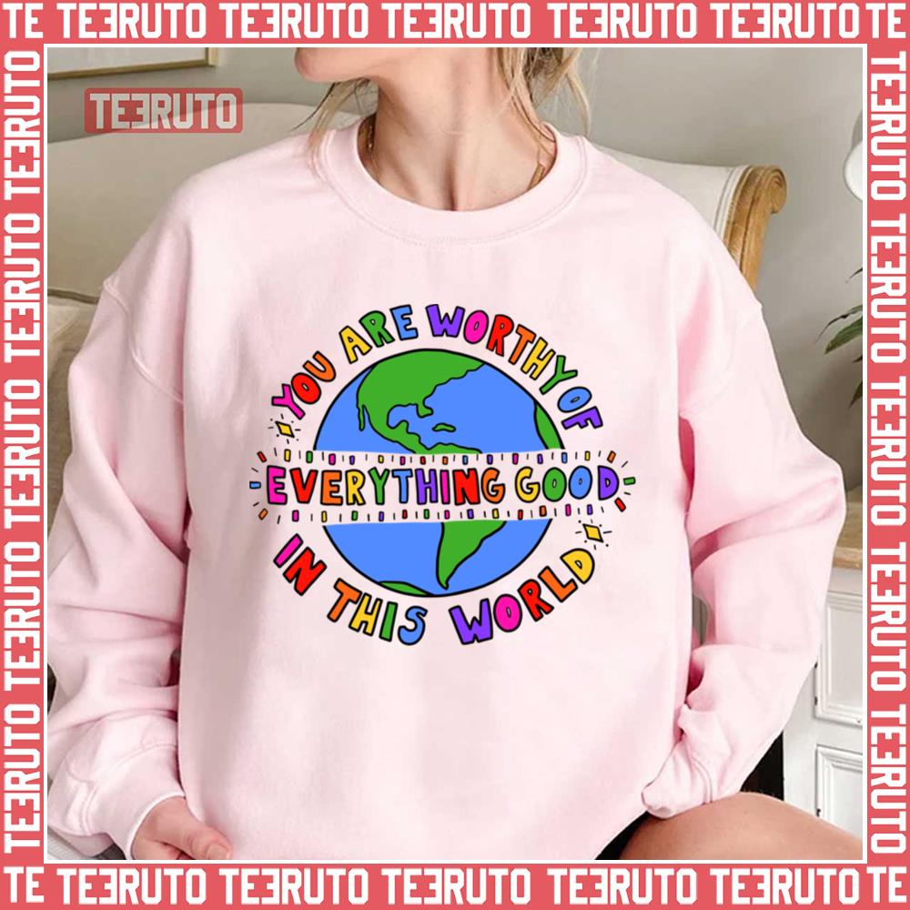 You Are Worthy Lgbtq Pride Month Unisex Sweatshirt