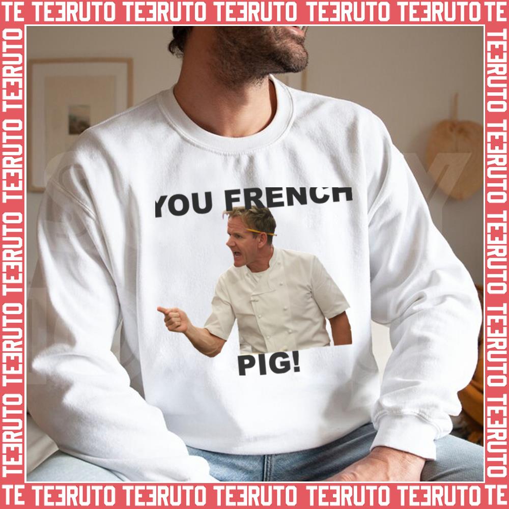 You French Pig Vintage Gordon Ramsay Unisex Sweatshirt