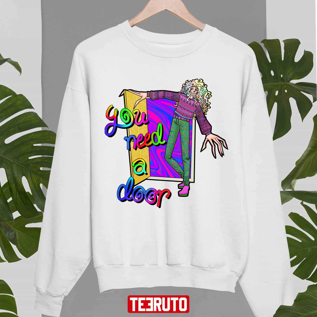 You Need A Door Trippy Michael Distortion The Magnus Archives Unisex Sweatshirt