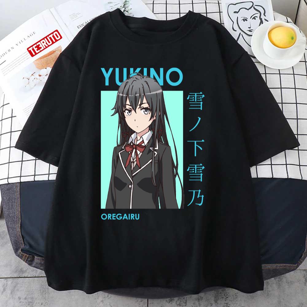 Yukino Yukinoshita Oregairu Snafu Card Anime Unisex T-Shirt