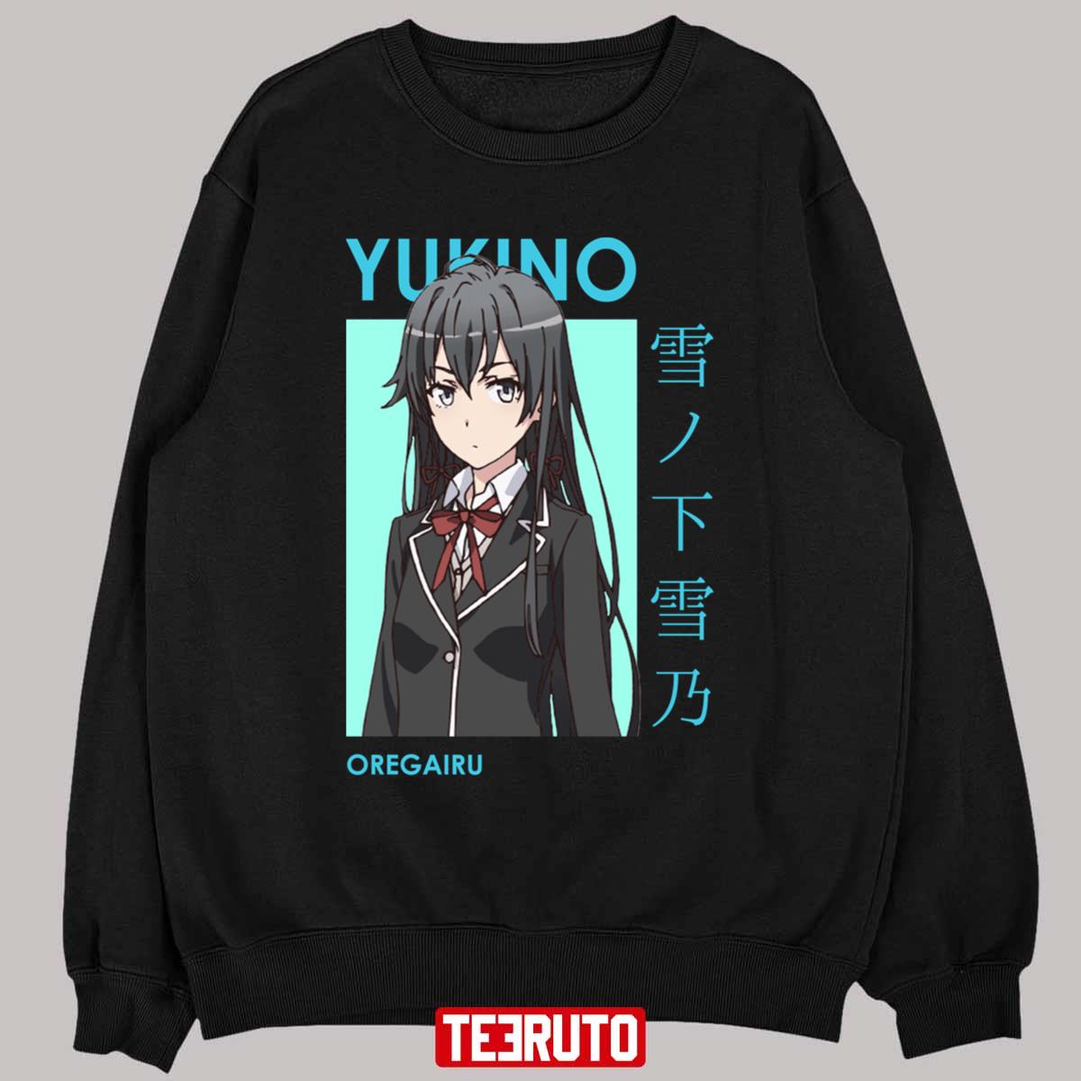 Yukino Yukinoshita Oregairu Snafu Card Anime Unisex T-Shirt - Teeruto