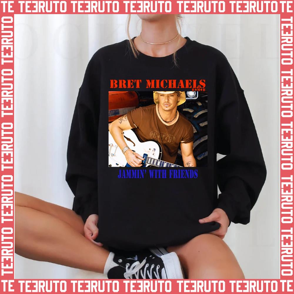 2023 New Tour Bret Michaels Jamming Unisex Sweatshirt