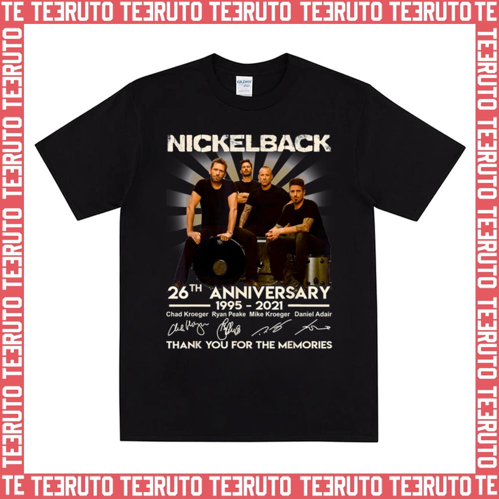 26th Anniversary Nickelbacks Art Music Legend Unisex T-Shirt