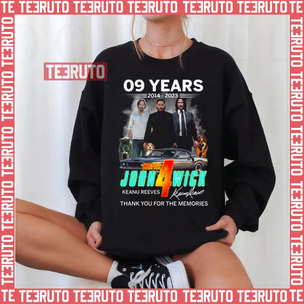 9 Years Annivesary John Wick 4 Unisex Sweatshirt