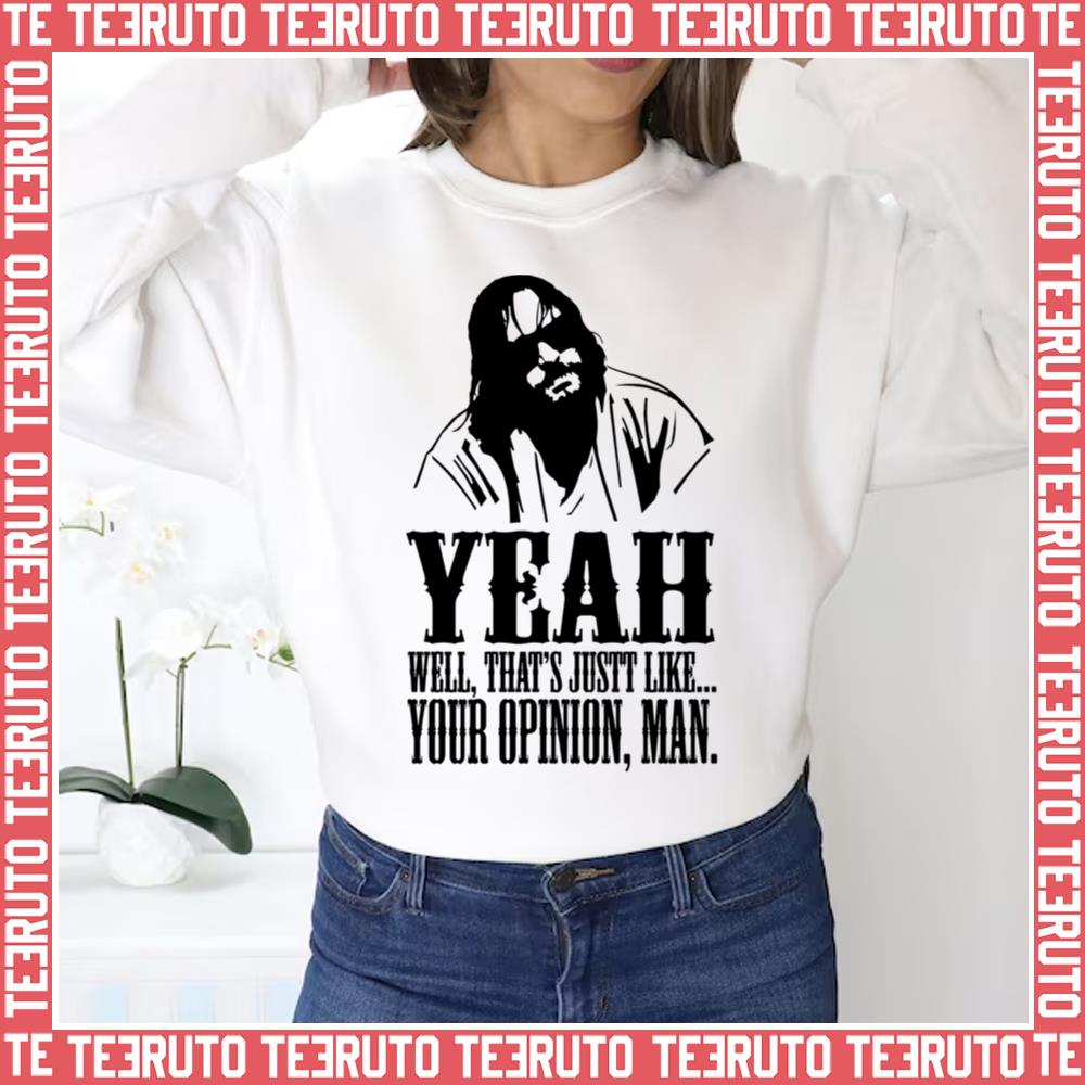 Abides The Big Lebowski The Dude Unisex Sweatshirt