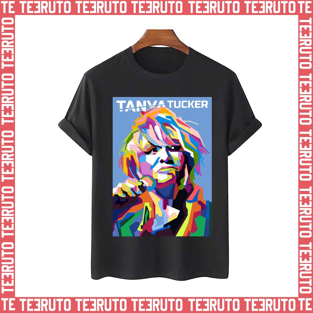 Abstract Geometric Tanya Tucker In Wpap Unisex T-Shirt