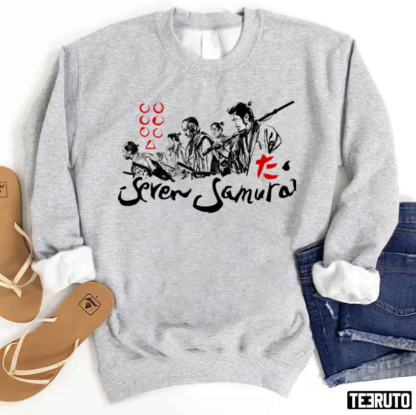 Aesthetic Design Of Seven Samurai Unisex Sweatshirt