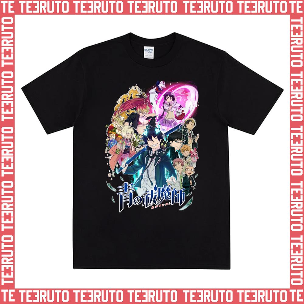 All Characters Design Blue Exorcist Unisex T-Shirt
