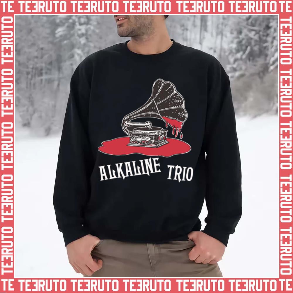 All On Black Alkaline Trio Unisex Sweatshirt
