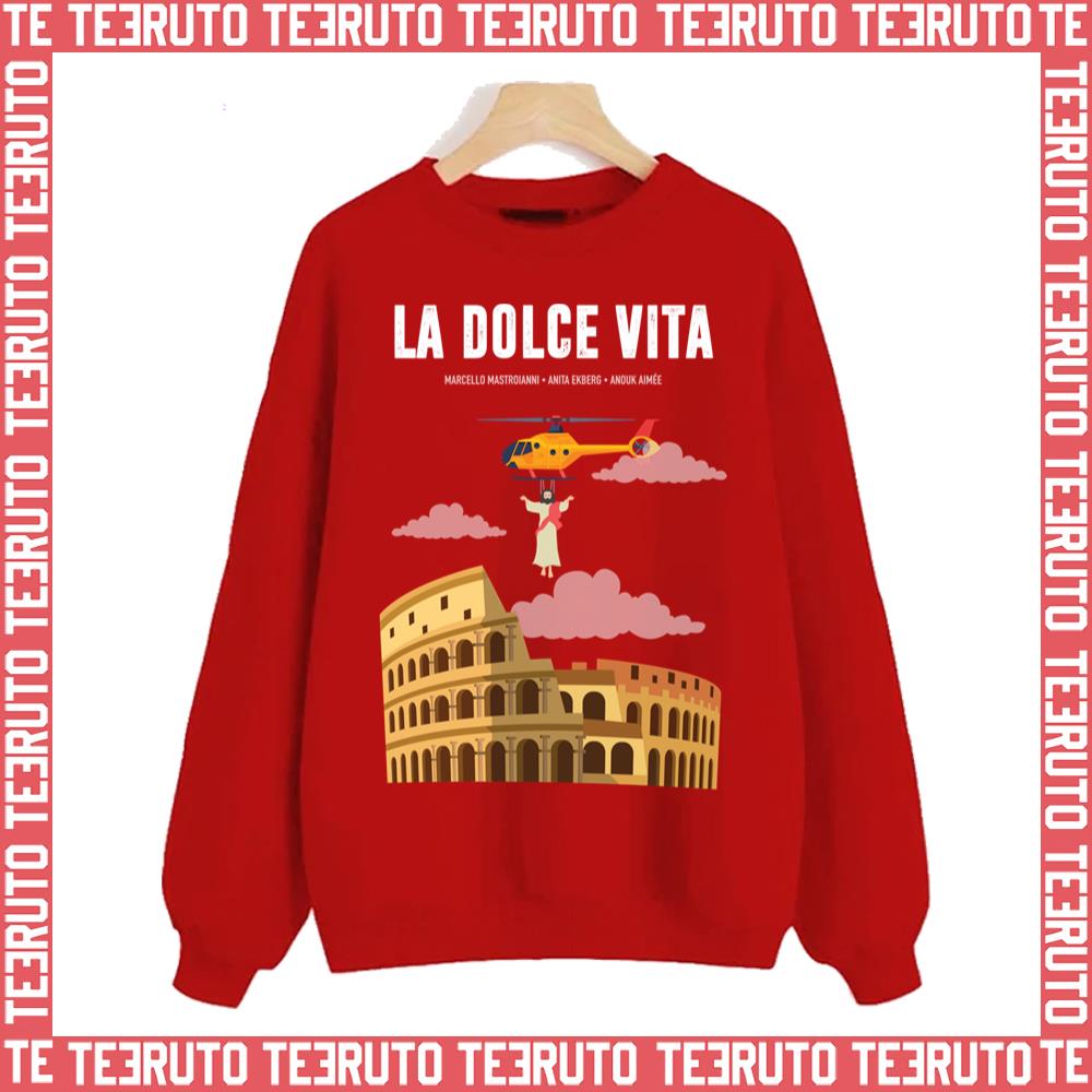 Alternative 90s Movie Art La Dolce Vita Unisex Sweatshirt