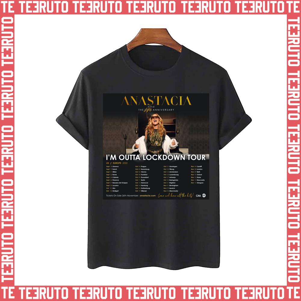Anastacia Anastacia 2023 New Tour Unisex T-Shirt