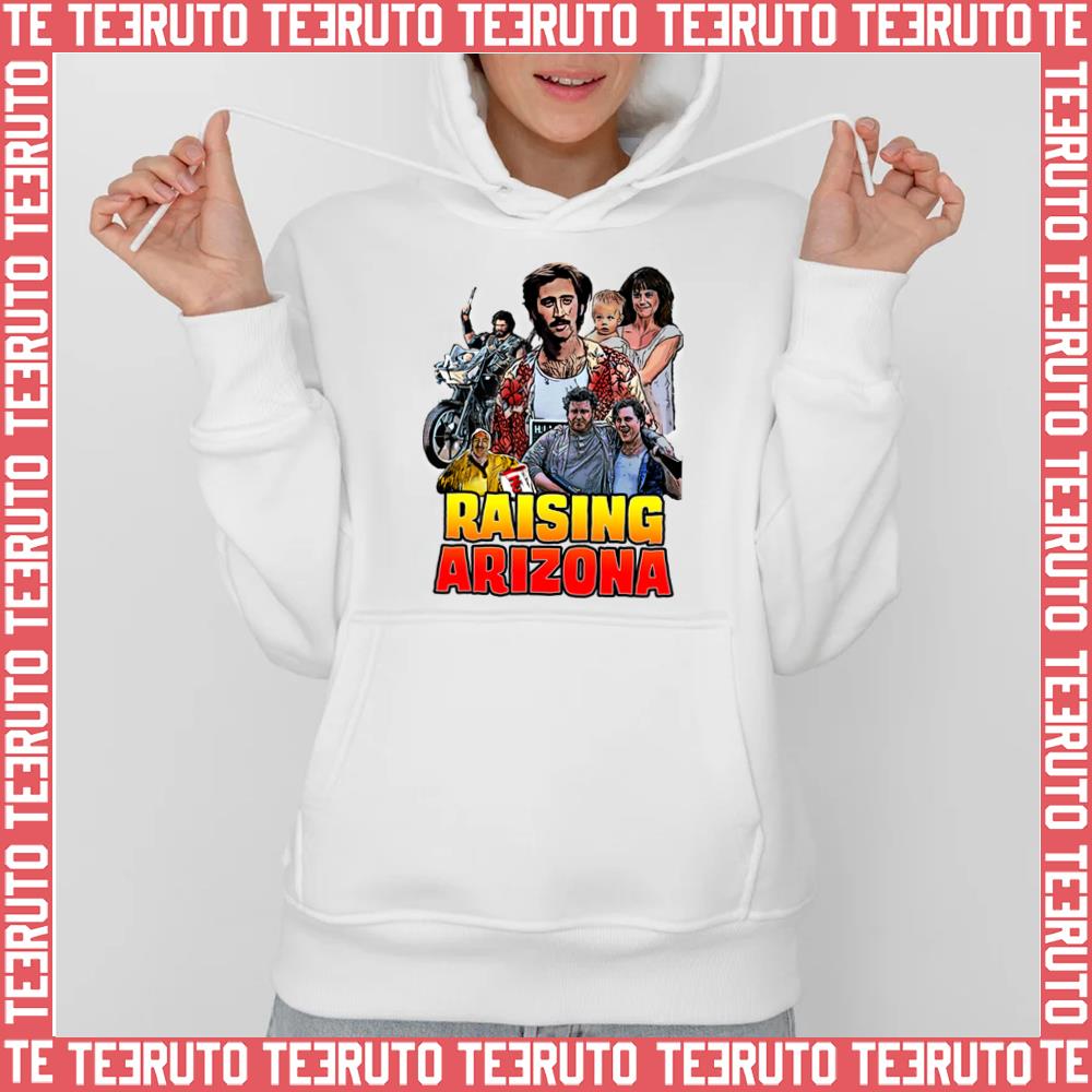 Animated Art Raising Arizona Unisex Hoodie