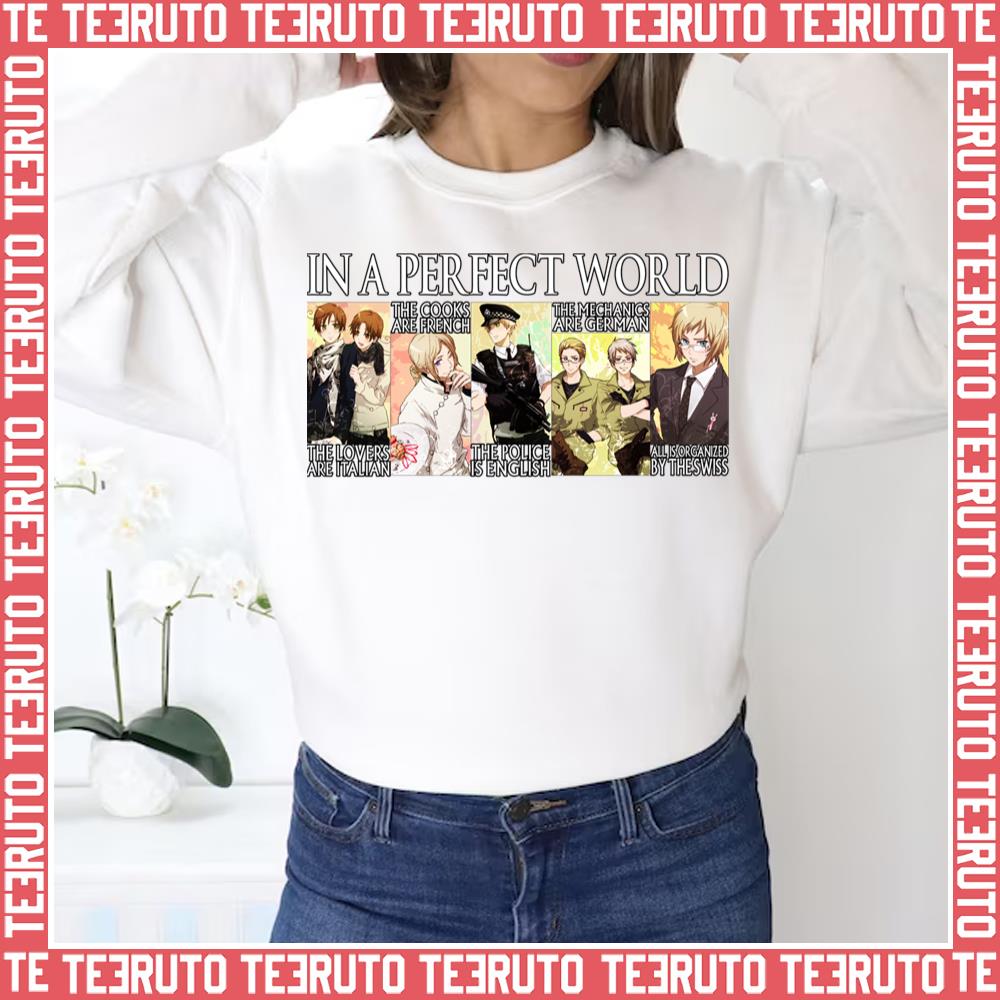 Aph Perfect World Hetalia Axis Powers Unisex Sweatshirt