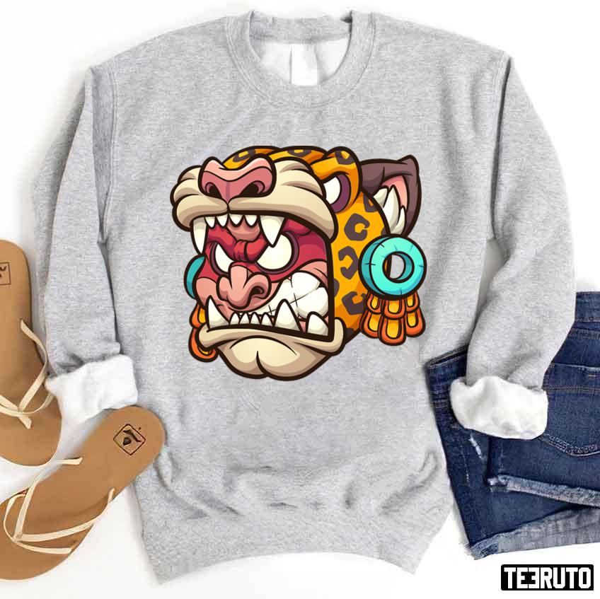Aztec Jaguar Warrior Donkey Kong Unisex Sweatshirt