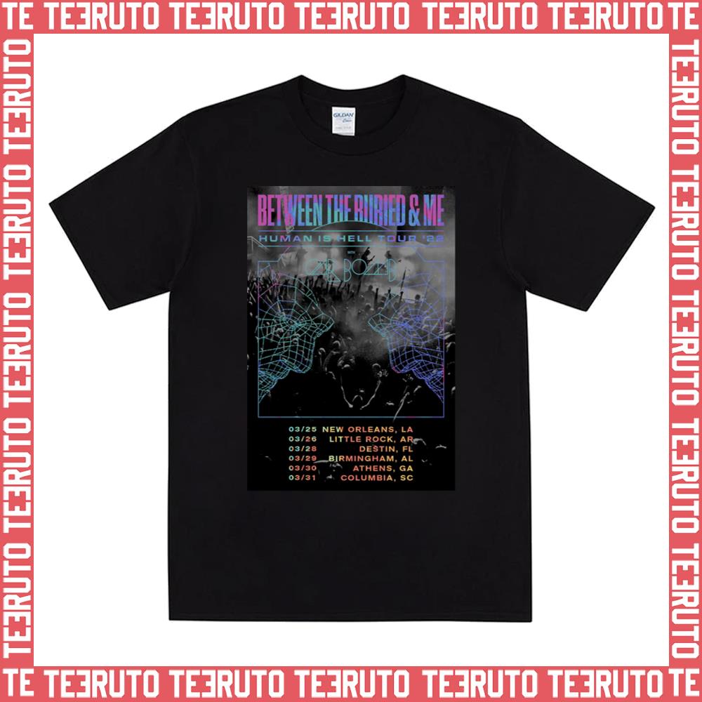 Between The Buried And Me Human Hell Tour Unisex T-Shirt
