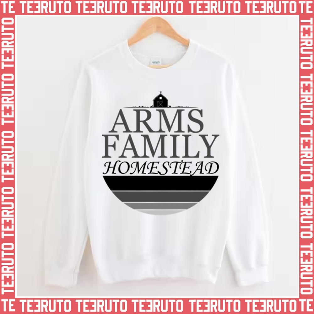 Black And White Design Arms Family Homestead Special Unisex Hoodie