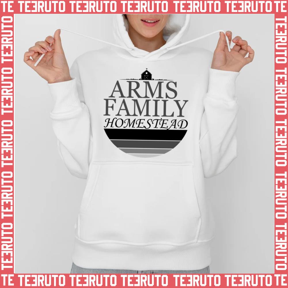 Black And White Design Arms Family Homestead Special Unisex Hoodie