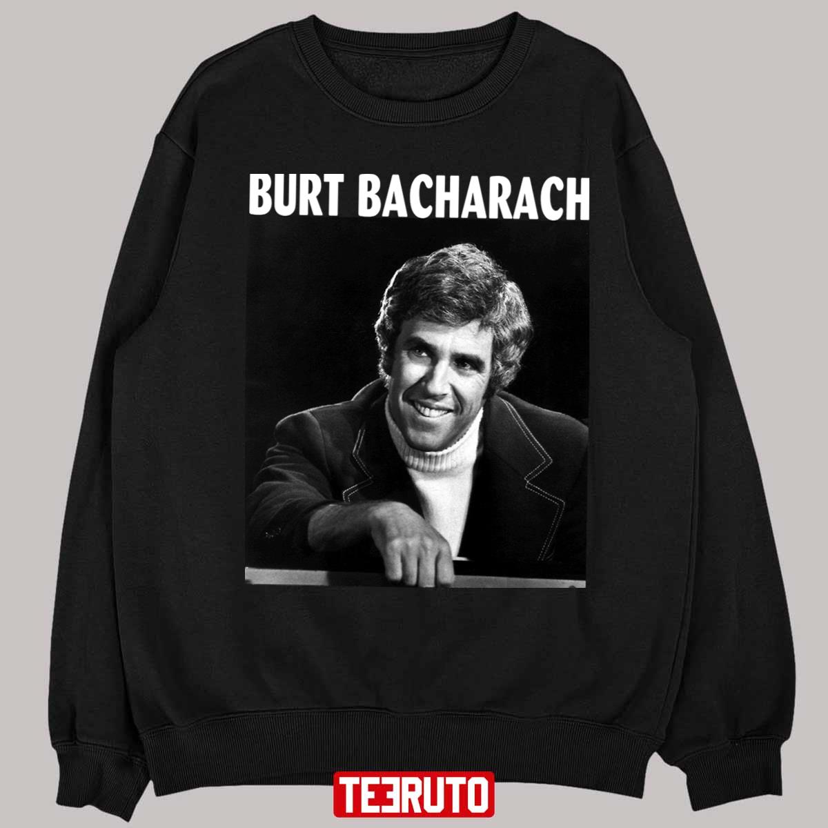 Black And White Portrait Burt Bacharach Unisex T-Shirt