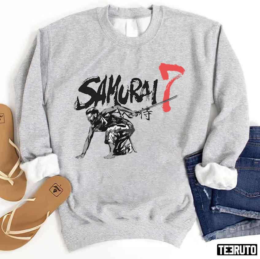 Black And White Seven Samurai Unisex Sweatshirt